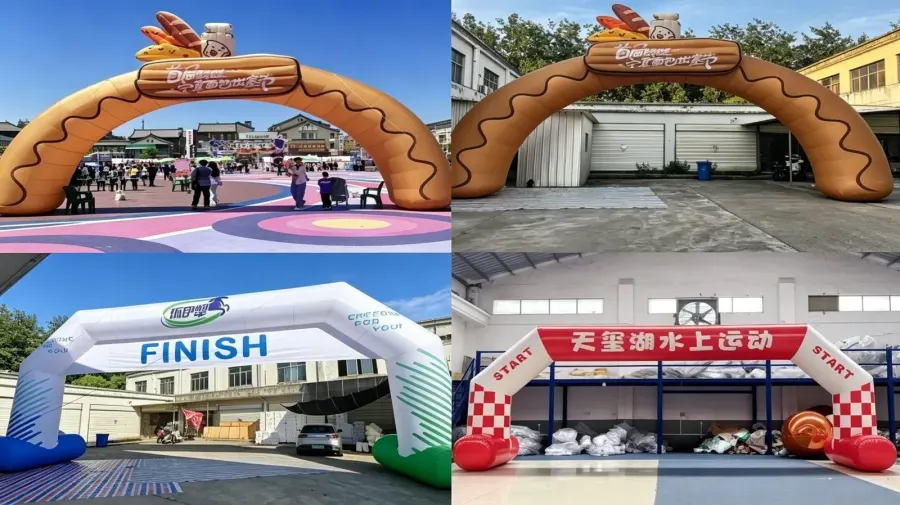 老肖说拱门：我们让充气拱门自己智能喘气，再不用人海战术吹气球了