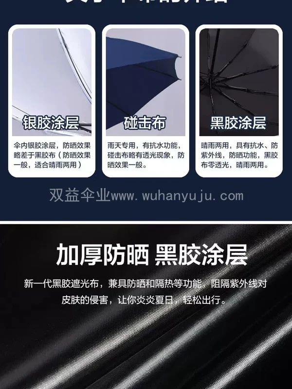 雨伞定制logo印字订做图案折叠广告宣传商务公司开业活动赠送礼品