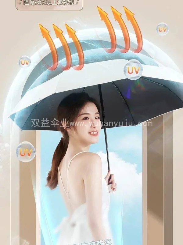 胶囊太阳伞女防晒防紫外线遮阳晴雨伞两用迷你五折叠超轻小巧便携