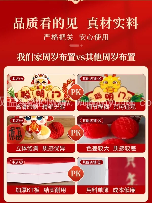一周岁生日布置装饰聪明门男女孩蛇宝宝抓周场景效果