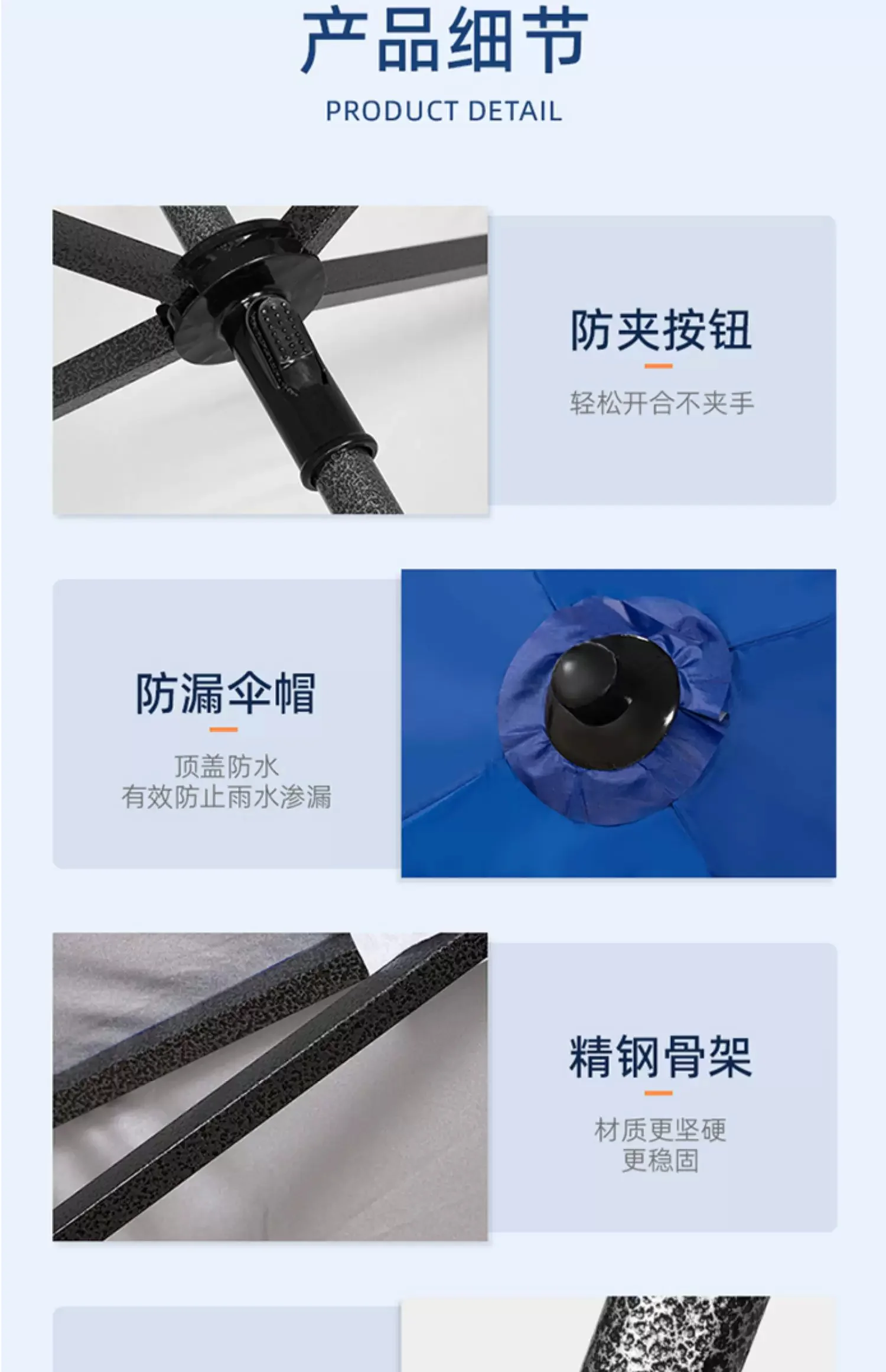 大伞遮阳伞太阳伞大型户外摆摊四方大雨伞庭院伞广告伞定制规格