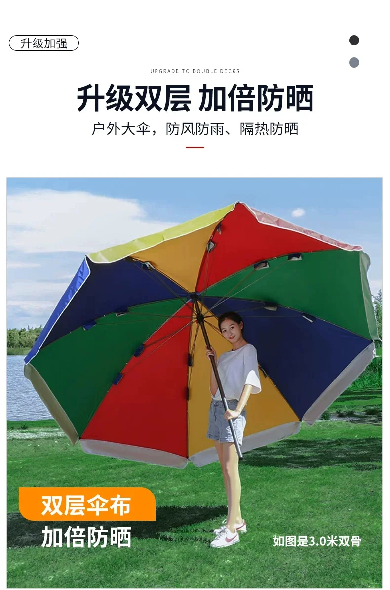 大号太阳伞户外遮阳伞摆摊伞做生意大伞大型地摊伞雨棚庭院广告伞规格