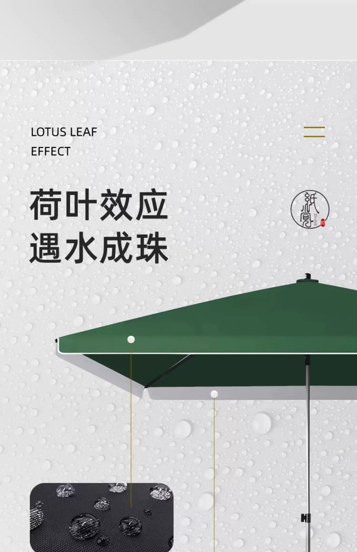 遮阳伞大伞户外摆摊太阳伞广告伞商用沙滩庭院大号折叠四方伞场景
