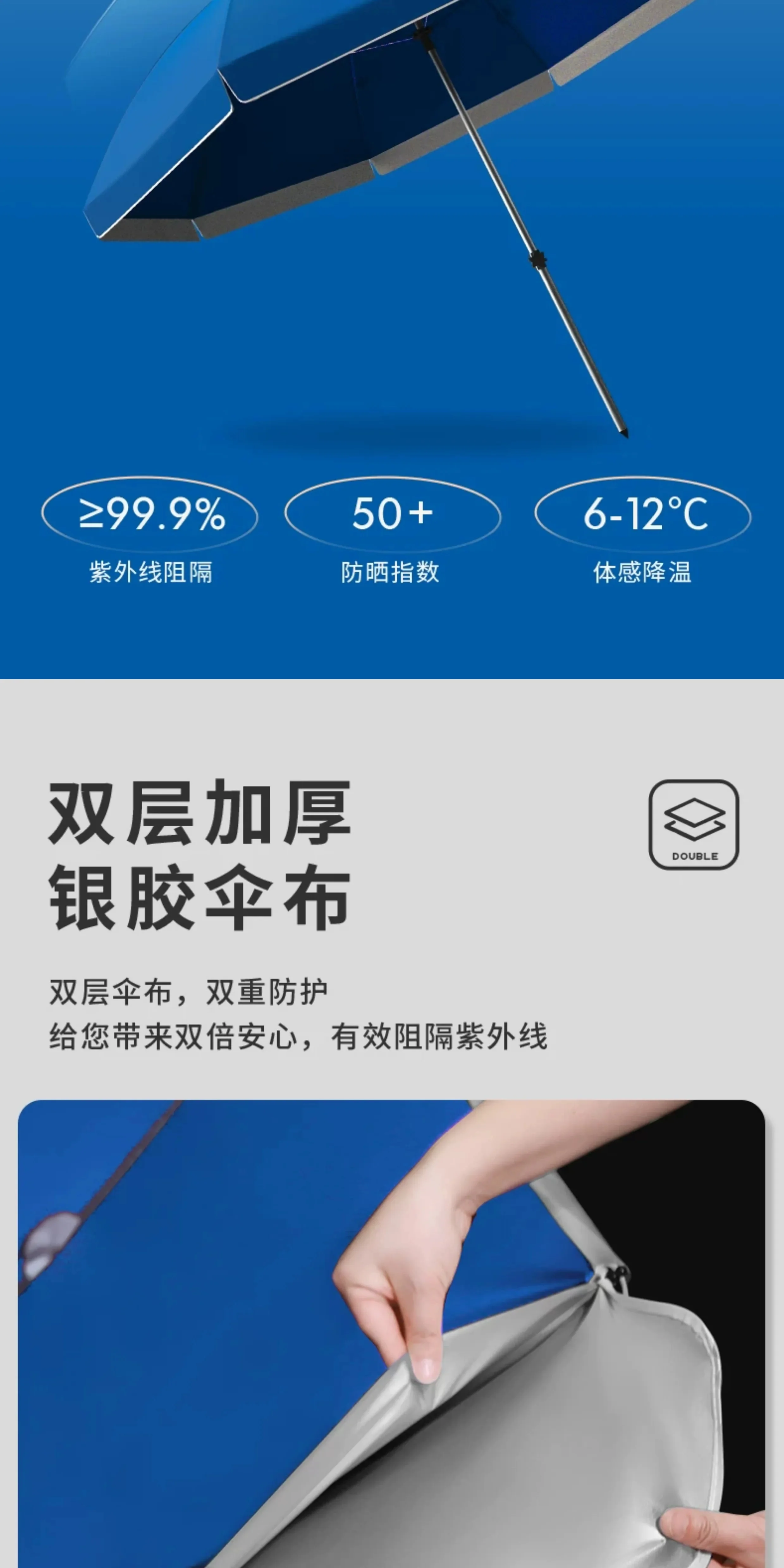 遮阳伞太阳伞大型户外摆摊大号雨伞商用地摊专用伞印刷定制庭院伞场景