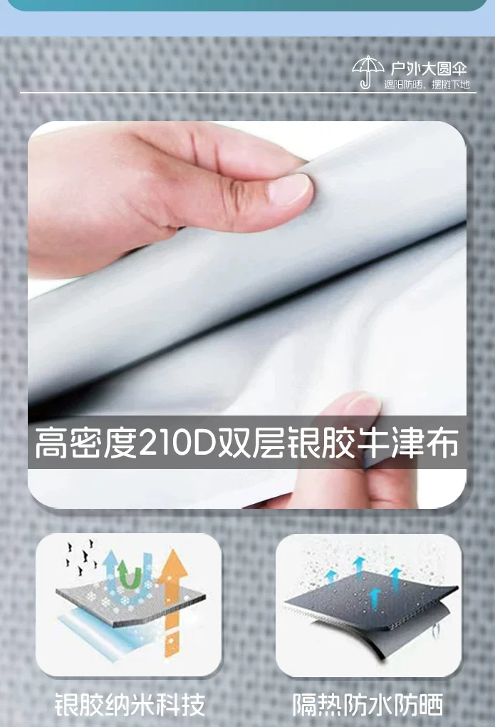 遮阳伞大型户外摆摊专用雨伞太阳伞大伞庭院伞做生意的商用定制伞场景