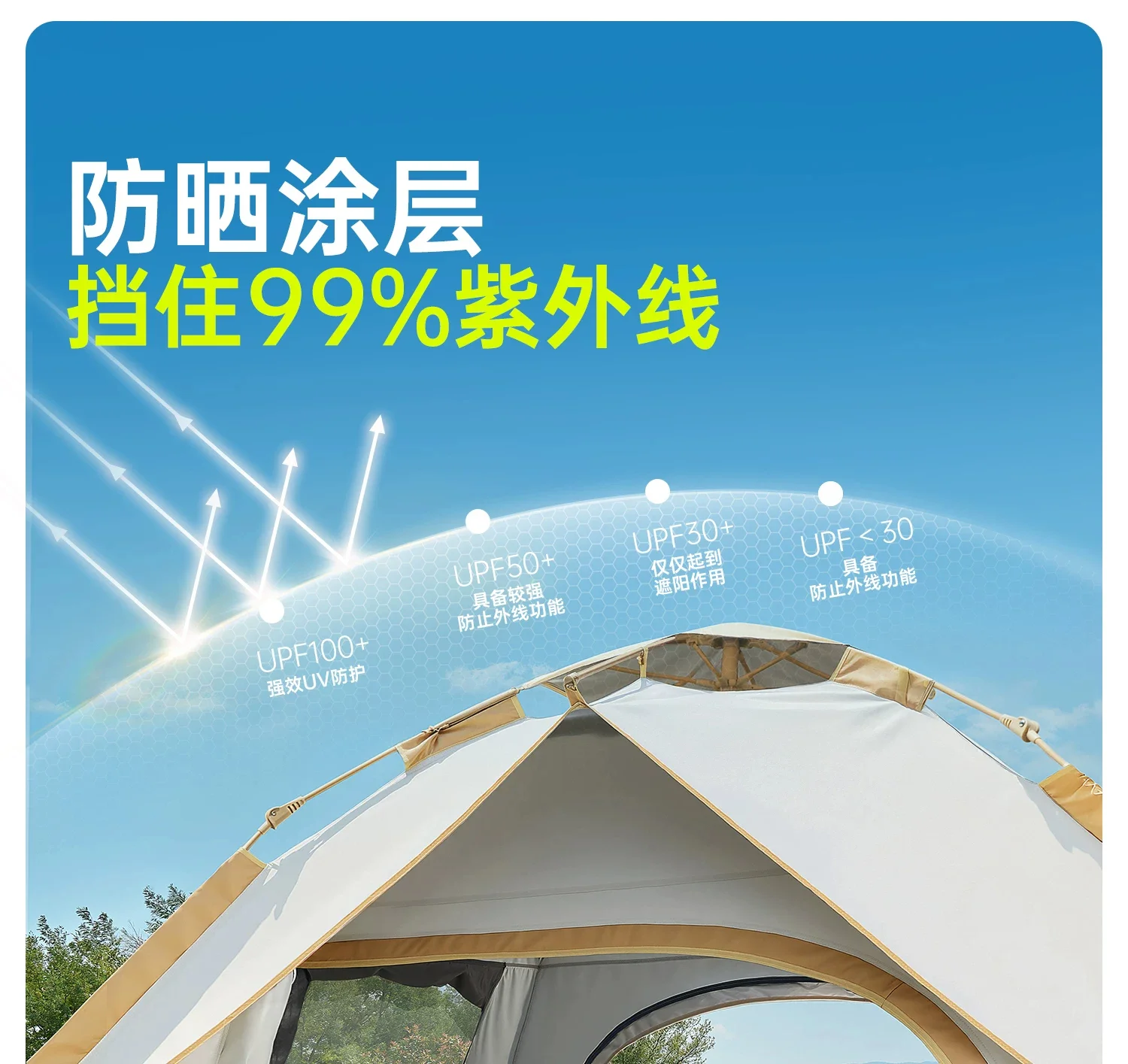 帐篷户外便携式折叠露营野餐过夜防雨水自动一键开合儿童规格